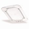 Carlisle Foodservice StorPlus Polycarbonate Flat Universal Lid, 4.31 x 6.88 x 0.44, Clear, Plastic 10336U07 - alternate 1